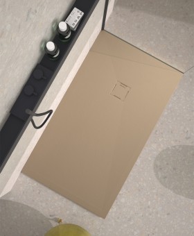 Stone Hidden - Mineralguss Duschplatte